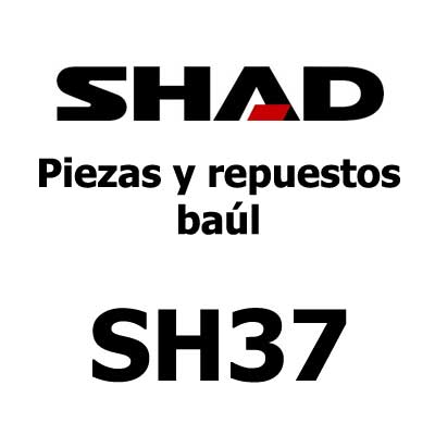 SHAD recambios y despiece maleta top case SH37